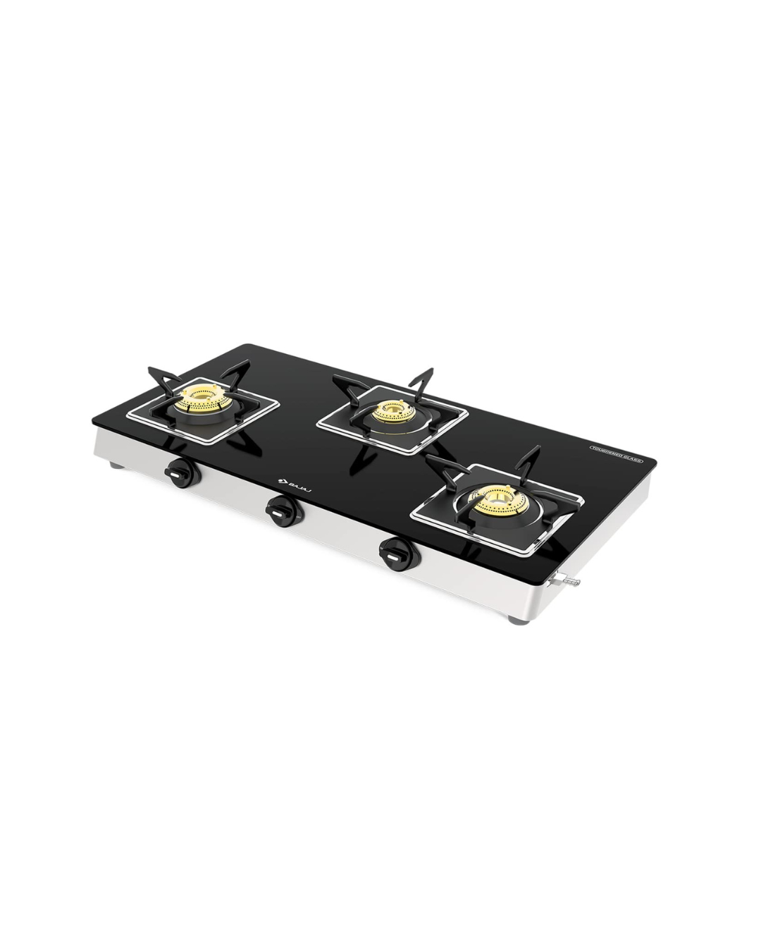 Bajaj 3BJGS7 Glass Cooktop Black 3 Burnner (Gas Stove)