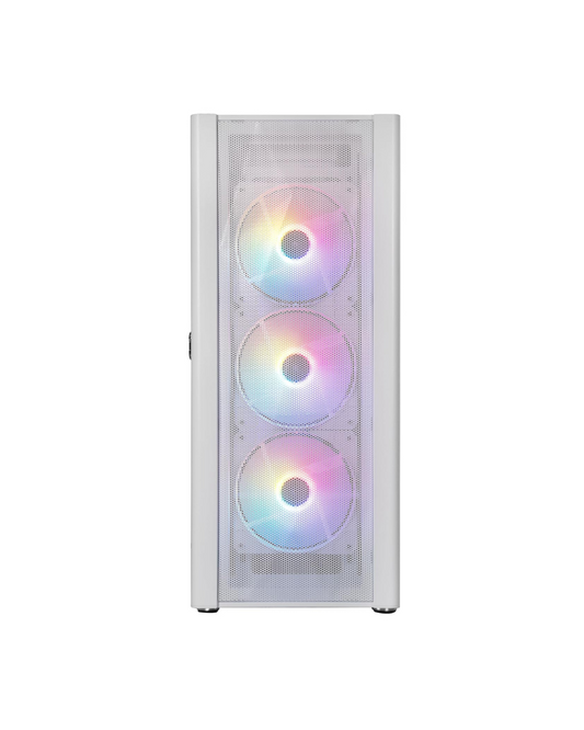 GALAX Revolution-06 (REV-06W) White Gaming Case - ATX | 4 RGB Fans, Tempered Glass