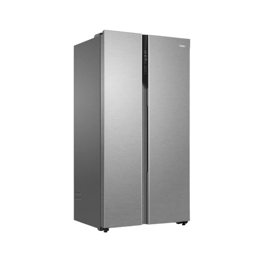 Haier 596L Side by Side Refrigerator Shiny Silver 3 Star - HES-690SSp