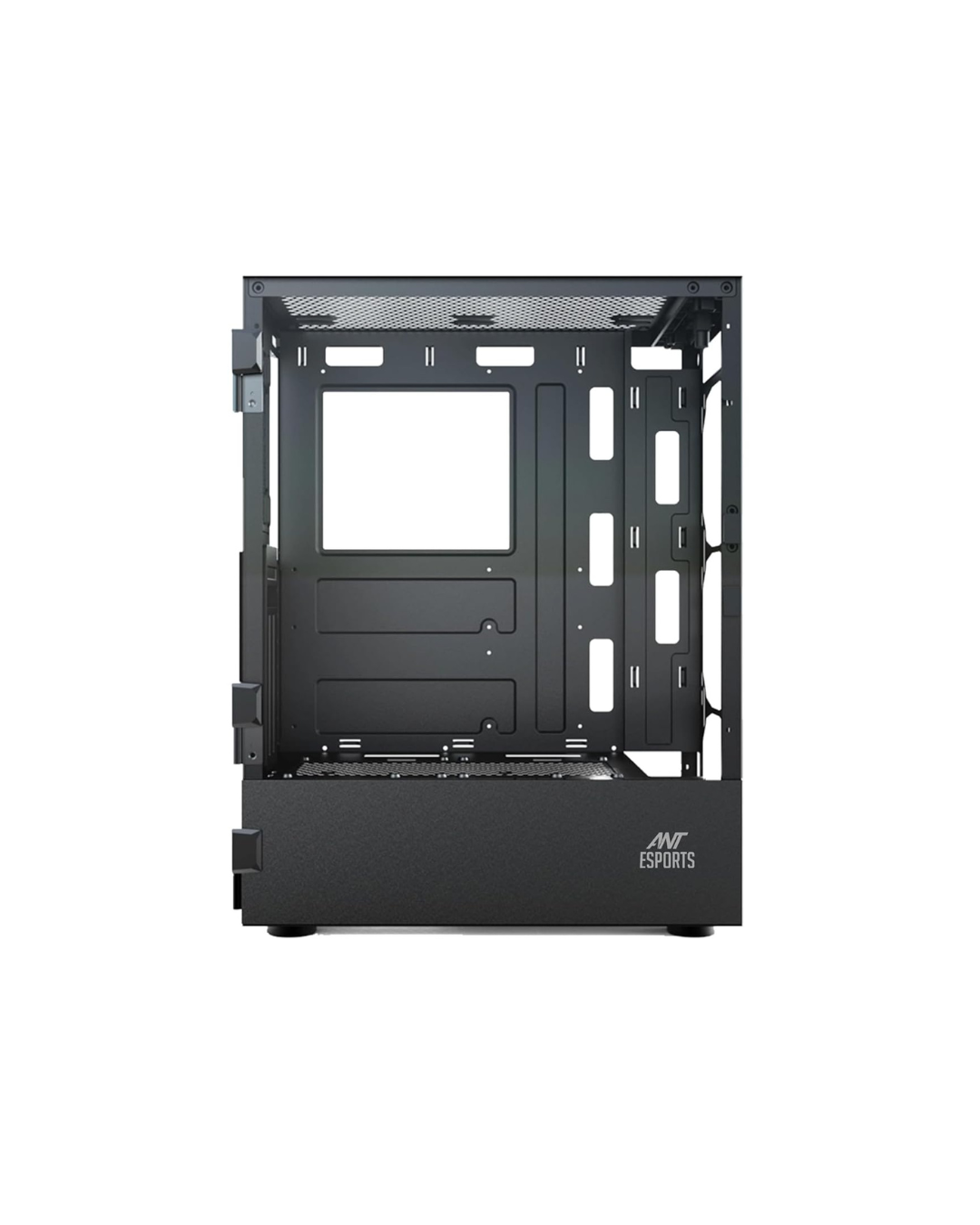 Ant Esports Elite 1200 ATX PC Case - Black | Mid-Tower, 4 Pre-Installed Fans