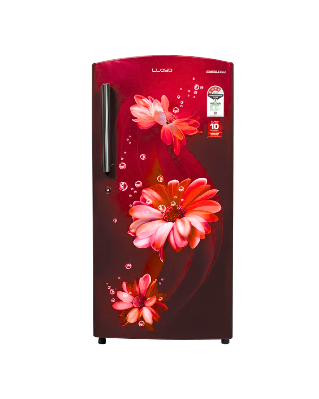 LLOYD 216L Direct Cool Single Door Refrigerator Daisy Wine - GLDF244ST2LC