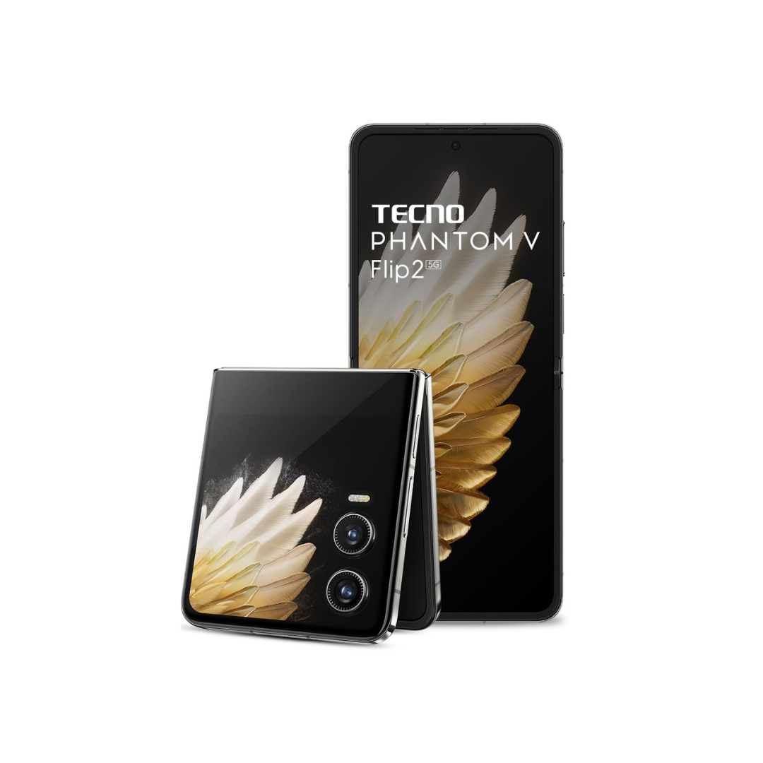 TECNO Phantom V Flip 2 8GB+256GB| Strongest Flip Ever | 4720mAh with 70W Charger | Advance AI Features | 50MP OIS+50MP Camera | AMOLED Cover Screen