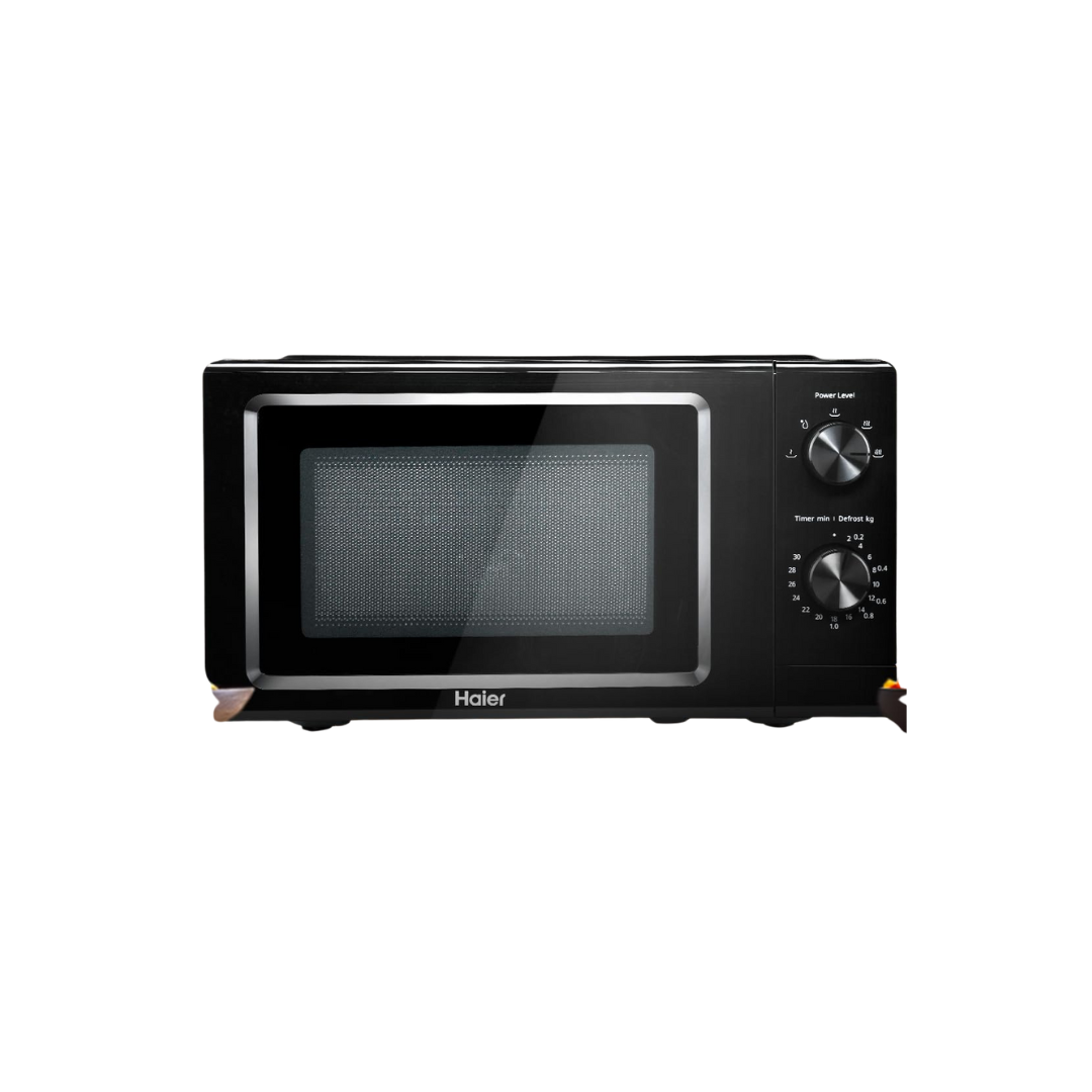 Haier 19 L Inverter Technology, Light Weight, 5 Power Levels Solo Microwave Oven  (HIL1901MBPB, Black)