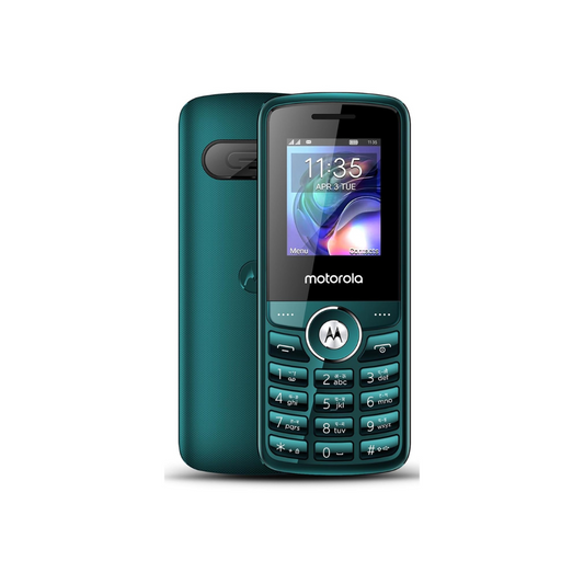 Motorola All-New A200 Dual Sim keypad Phone | Built-in UPI Payments App | (Teal Blue, Black)