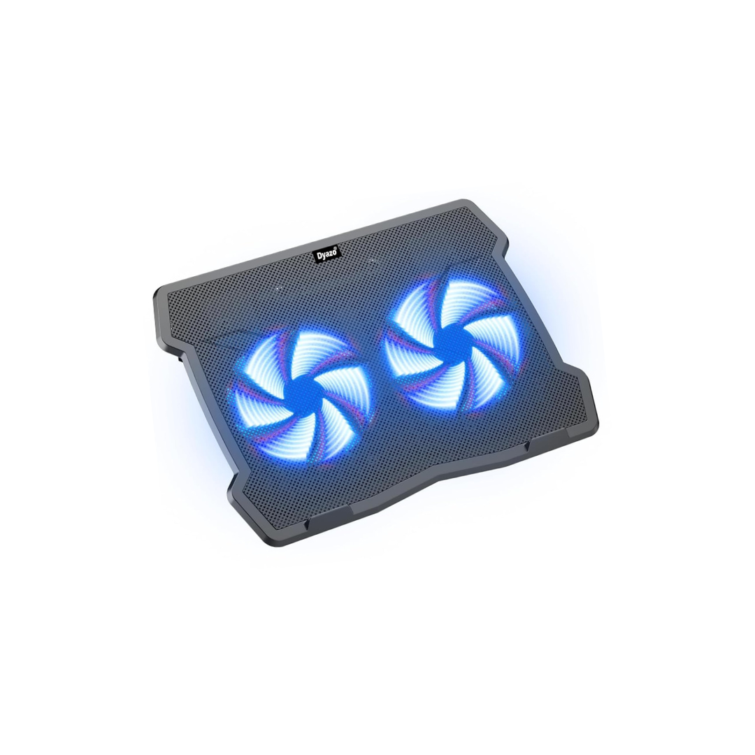 Dyazo 2 Fan Laptop Cooling Pad |  (Black)