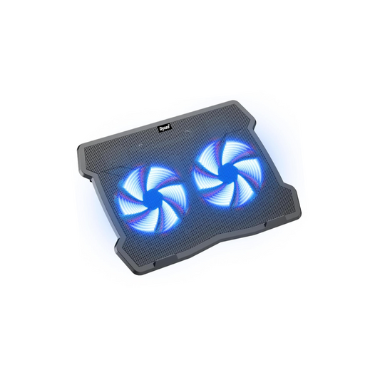 Dyazo 2 Fan Laptop Cooling Pad |  (Black)