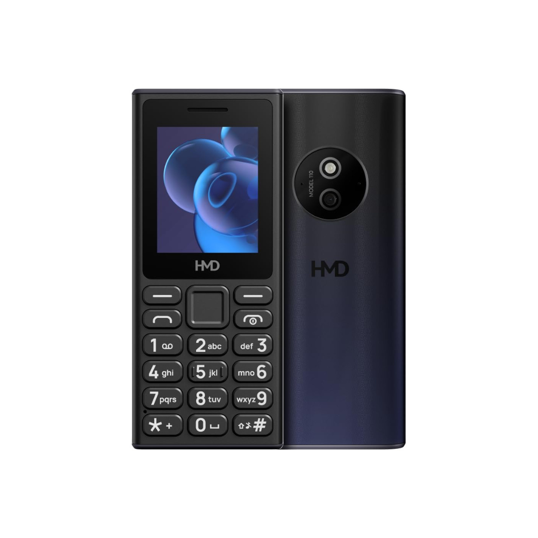 HMD 110 4G Keypad Phone with YouTube, Built-in Scan & Pay UPI App, Rear Camera, Long-Lasting Battery, Type - C Charging, Wireless FM Radio
