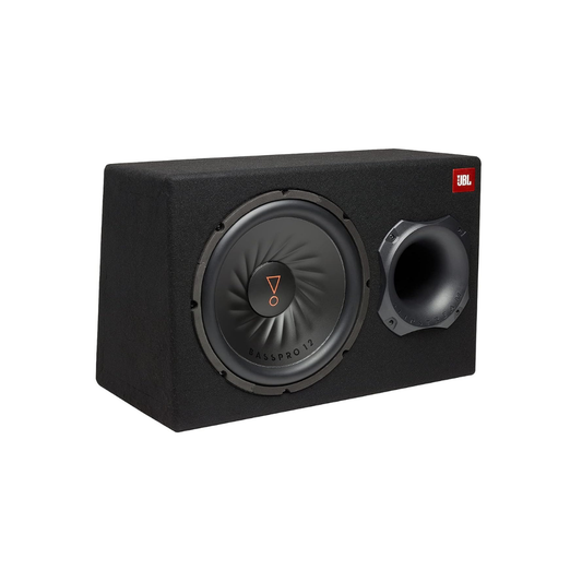 JBL BASSPRO 12-12" (30cm) Car Audio Powered Subwoofer System with Slip SteamPort Technology RMS Power - 150W. Remote Bass Controller is Included.