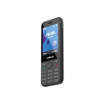 JioBharat J1 4G Keypad Phone | Powerful 2500mAh Battery, LED Torch, Digital Camera | Dark Grey