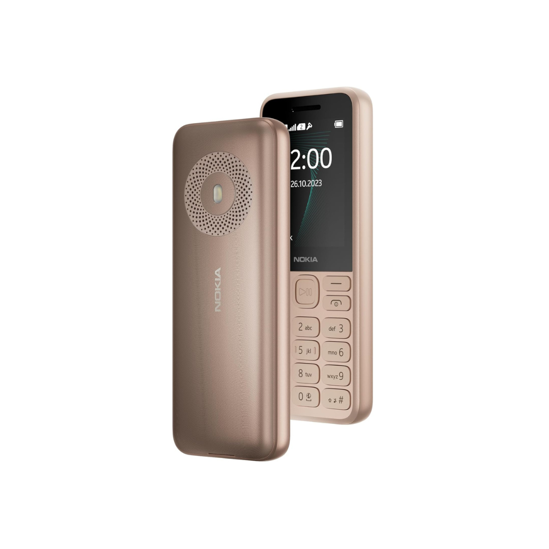 Nokia 130 Music | Built-in Powerful Loud Speaker with Music Player and Wireless FM | Dedicated Music Buttons | Dark Blue/Purple/Gold