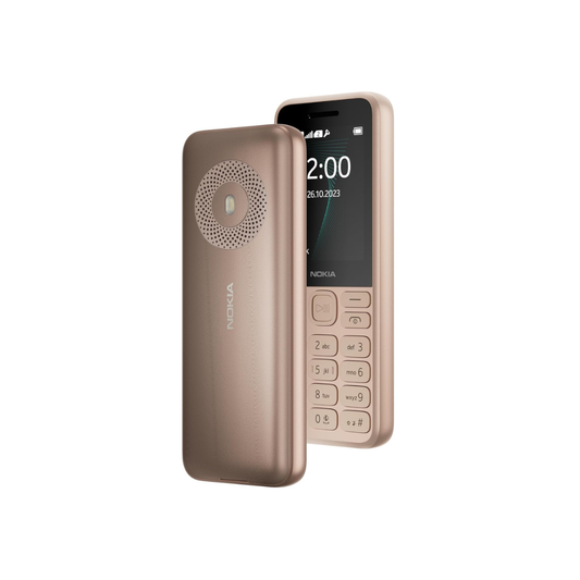 Nokia 130 Music | Built-in Powerful Loud Speaker with Music Player and Wireless FM | Dedicated Music Buttons | Dark Blue/Purple/Gold