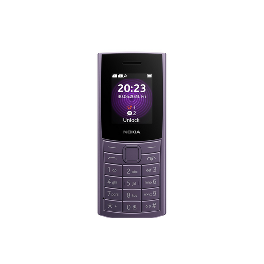 Nokia 110 4G with Camera, Bluetooth and pre-Loaded Games |(Artic Purple, Midnight Blue)