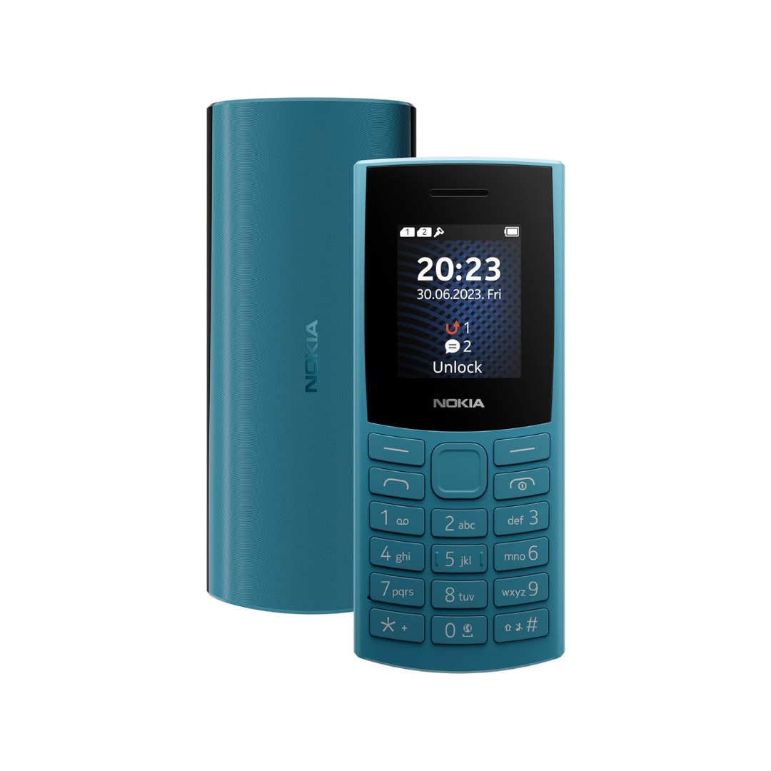 Nokia 106 4G Keypad Phone with Built-in UPI Payments App, Long-Lasting Battery, Wireless FM Radio & MP3 Player, MicroSD Card Slot, Single & Dual SIM Options