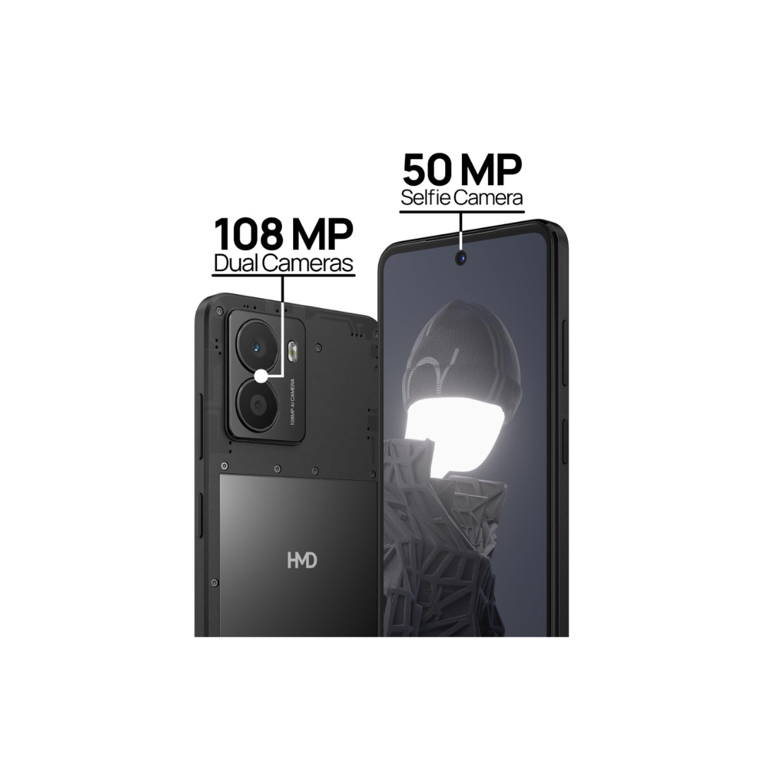 HMD Fusion 5G with Smart Outfits | 108 MP Dual Rear Camera | 50 MP Front Camera | Gen2 Repair-it-Yourself at Home