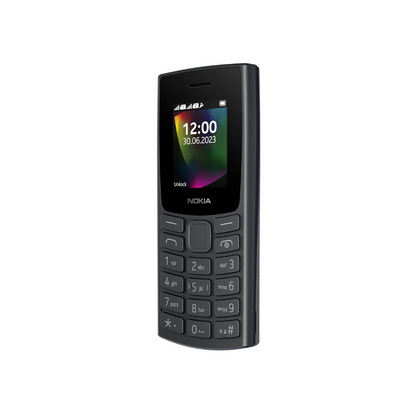 Nokia 106 Single Sim, Keypad Phone with Built-in UPI Payments App | (Charcoal, Green, Red)