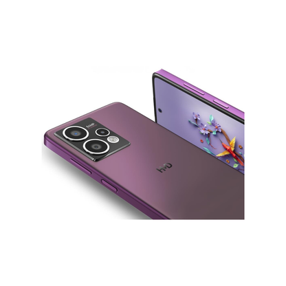 HMD Crest Max 5G | Segment 1st 50 MP Front Cam | Triple Rear AI Cam with 64 MP Sensor | FHD+ OLED Display | 8 GB RAM & 256 GB Storage | Android 14 | 33W Fast Charger in Box | Deep Purple