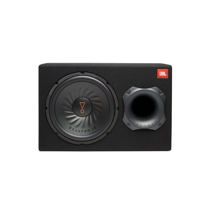 JBL BASSPRO 12-12" (30cm) Car Audio Powered Subwoofer System with Slip SteamPort Technology RMS Power - 150W. Remote Bass Controller is Included.