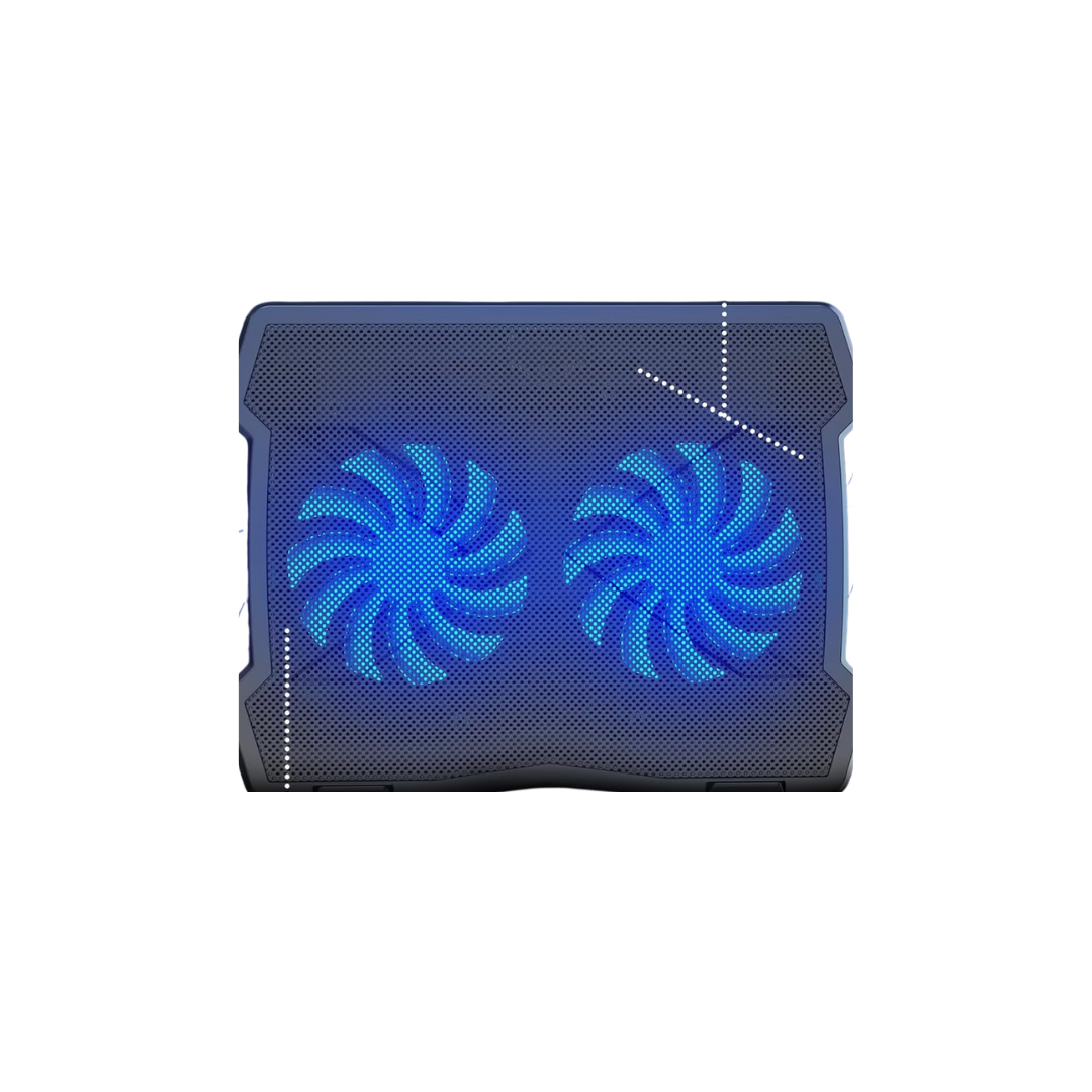 Dyazo 2 Fan Laptop Cooling Pad |  (Black)