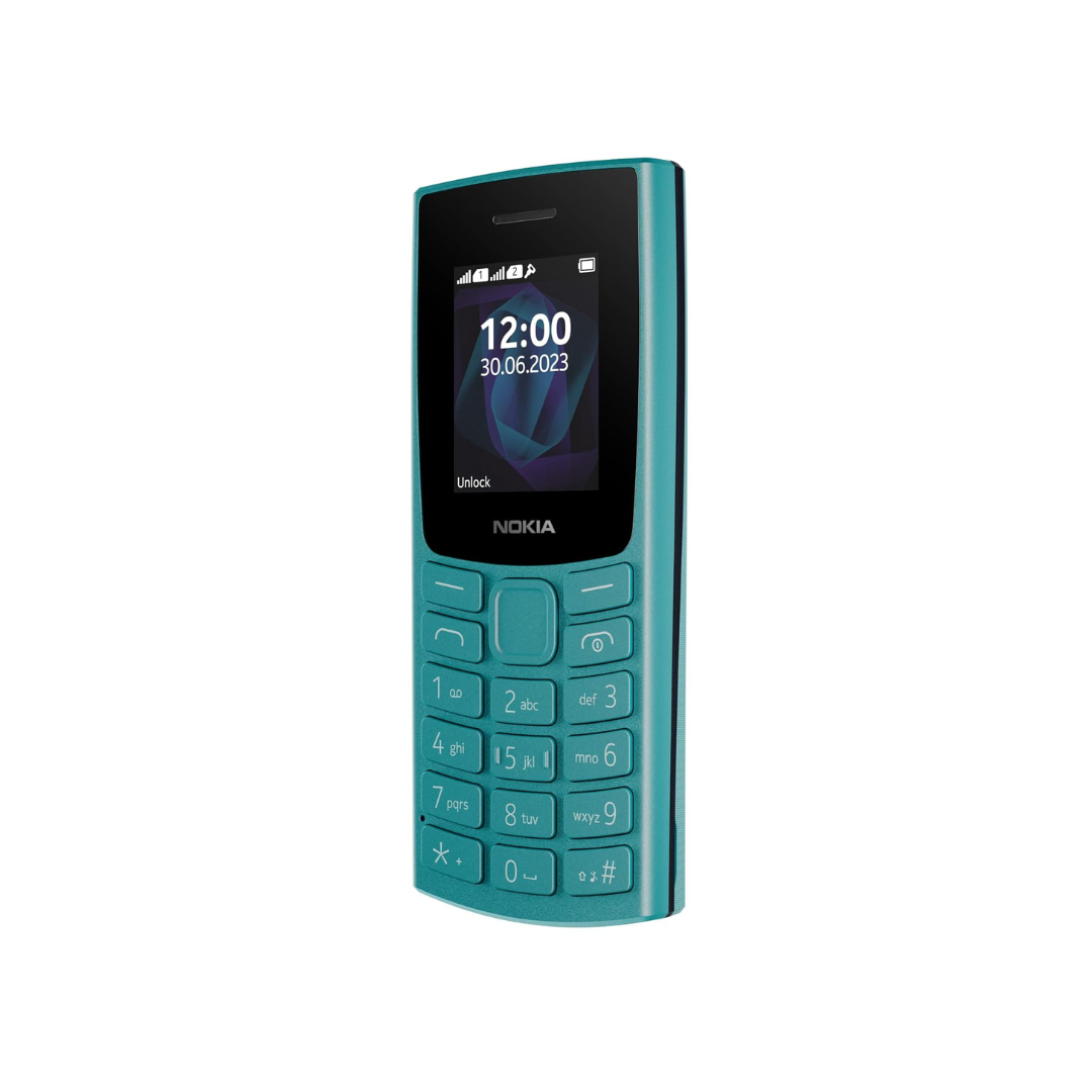Nokia All-New 105 Dual Sim Keypad Phone with Built-in UPI Payments | Cyan