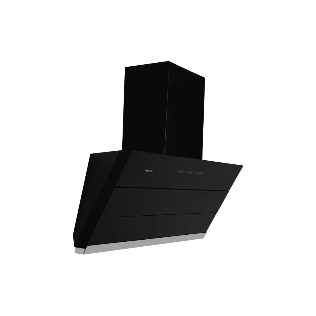 Haier HIH-V75HM-C Auto Clean Wall Mounted Black 1200 CMH Chimney
