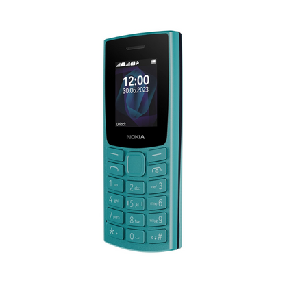 Nokia All-New 105 Single Sim Keypad Phone with Built-in UPI Payments | (Cyan, Charcoal, Red)