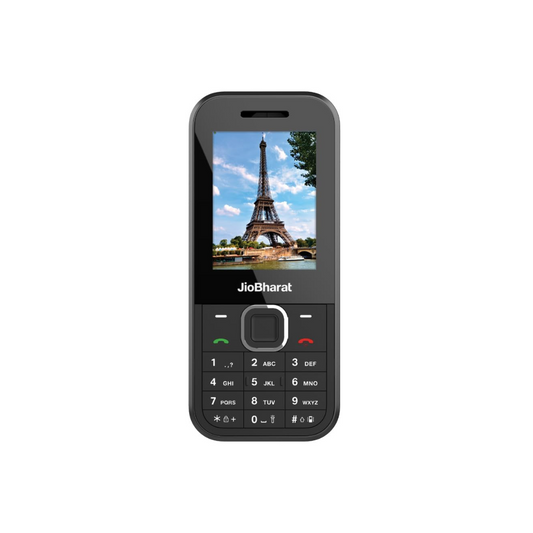JioBharat B2 4G Keypad Phone with Jio Apps, 2000mAh Battery, LED Torch & Camera