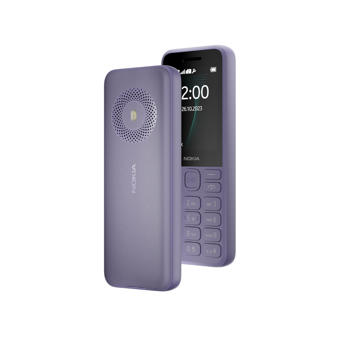 Nokia 130 Music | Built-in Powerful Loud Speaker with Music Player and Wireless FM | Dedicated Music Buttons | Dark Blue/Purple/Gold