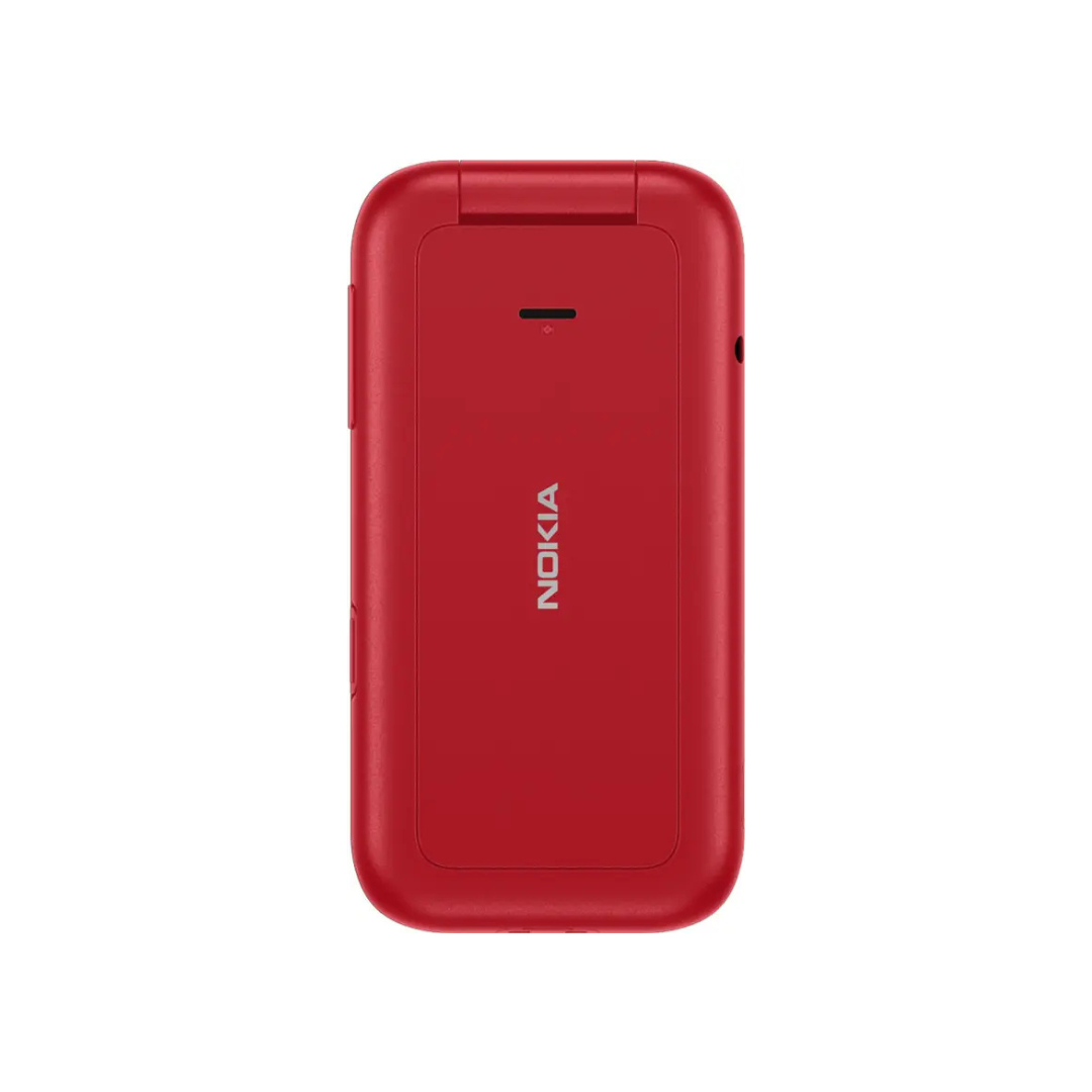 Nokia 2660 Flip 4G Volte keypad Phone with Dual SIM, Dual Screen | (Red, Pop Pink)