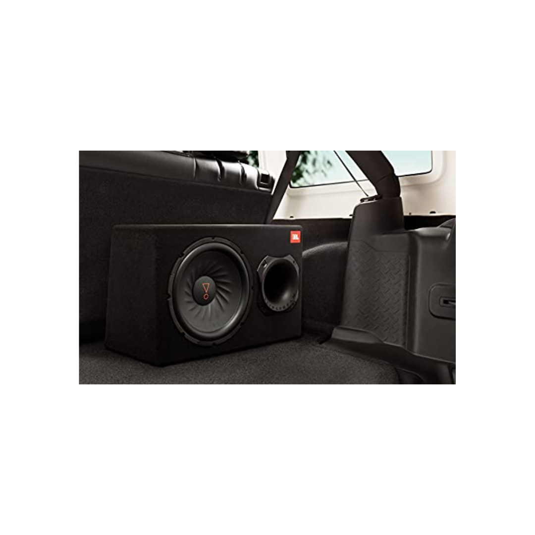 JBL BASSPRO 12-12" (30cm) Car Audio Powered Subwoofer System with Slip SteamPort Technology RMS Power - 150W. Remote Bass Controller is Included.