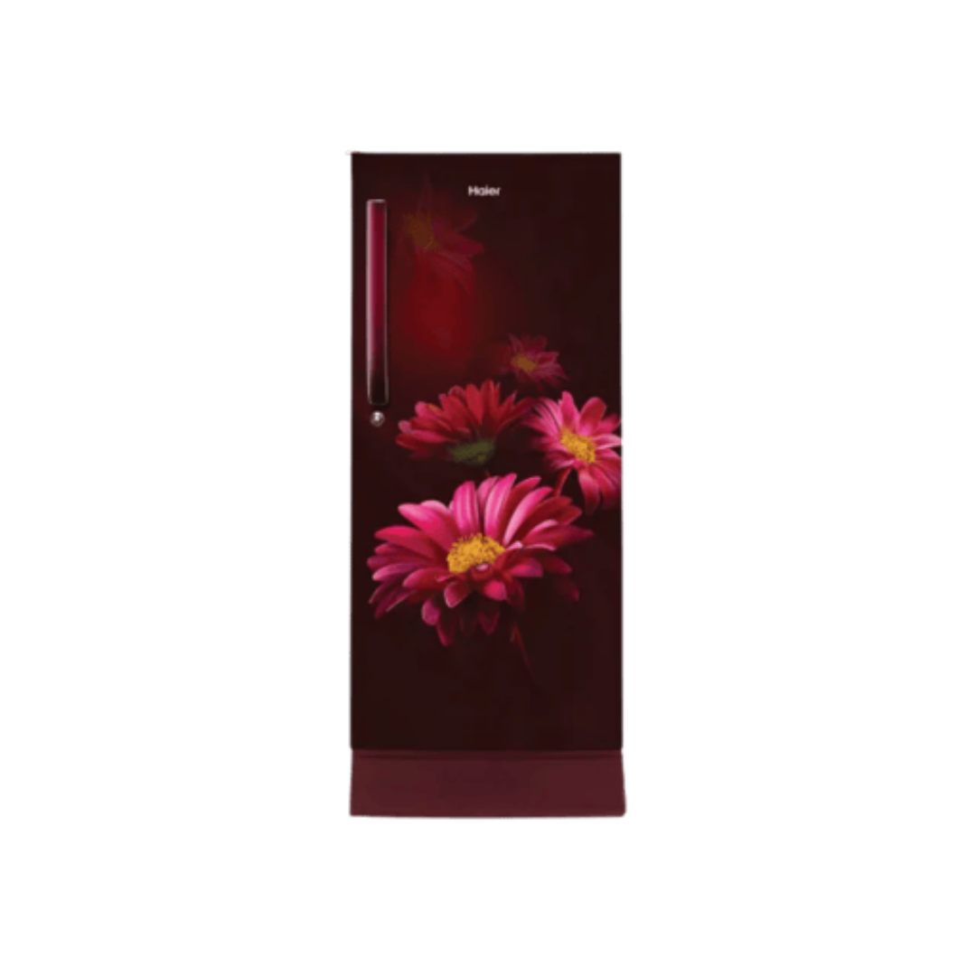 Haier 190L & 215L Direct Cool Single Door Refrigerator – 2★/5★, 1-Hour Icing + Diamond Edge Freezing, Toughened Glass Shelves, Stabilizer-Free