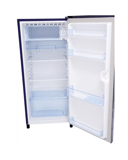 Lloyd 188L Direct Cool Single Door 4 Star Refrigerator Hibiscus Blue - GLDC204ST4LC