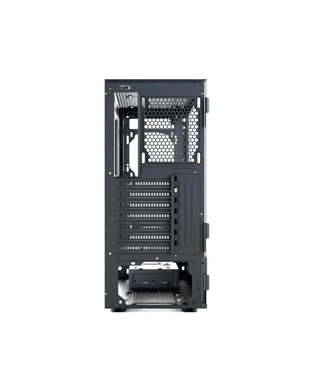 Ant Value VM40 ATX PC Case - Black | Mid-Tower, Rainbow Fans