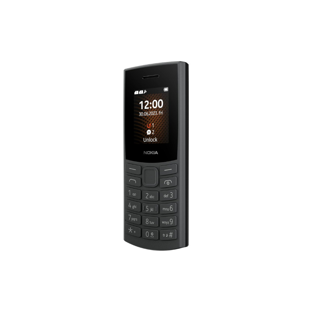 Nokia 106 4G Keypad Phone with 4G, Built-in UPI Payments App | Charcoal