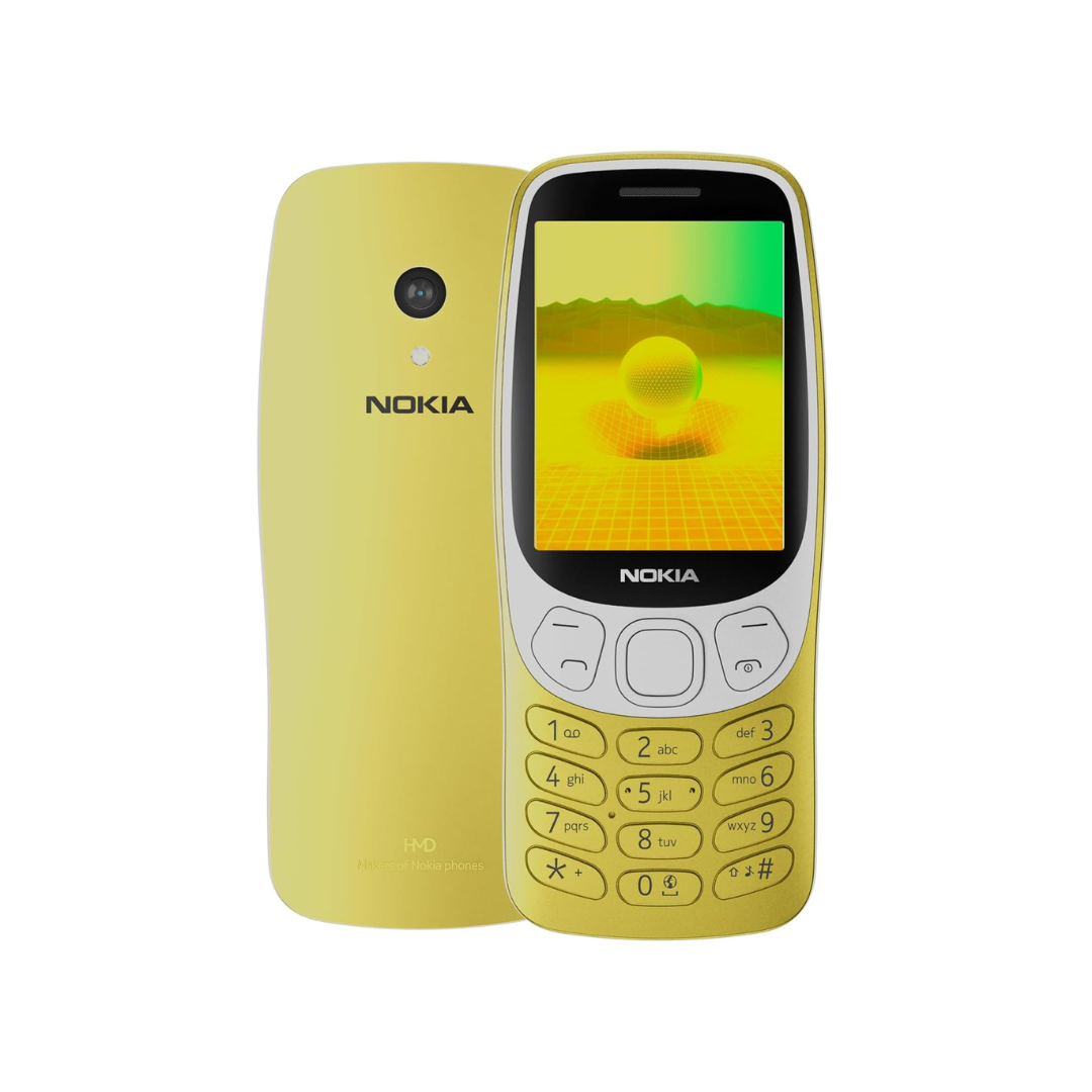 Nokia 3210 4G | All-New Classic with Dual SIM, YouTube, Scan & Pay UPI | ( Scuba Blue, Grunge Black , Y2K Gold)