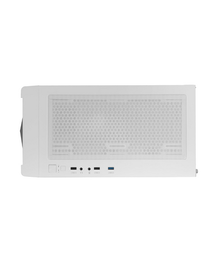 GALAX Revolution-06 (REV-06W) White Gaming Case - ATX | 4 RGB Fans, Tempered Glass