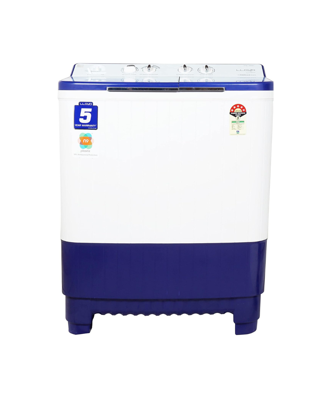 Lloyd 8.5 kg Semi Automatic Top Load Washing Machine - LWMS85BT1
