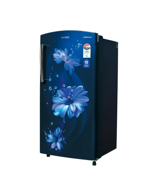 LLOYD 216L 4 Star Direct Cool Single Door Refrigerator Daisy Blue - GLDF244ST2LC