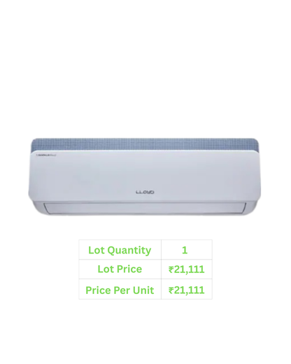 Lloyd BEE  1.0 Tonne Split AC 3 Star - GLS12C3XWBEP