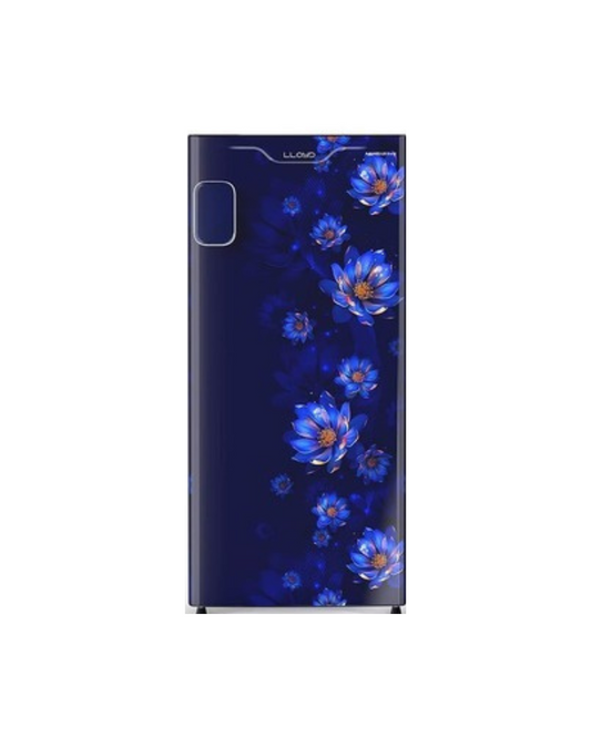 LLOYD 188L Direct Cool Single Door Refrigerator FLORET BLUE - GLDC203ST2JC