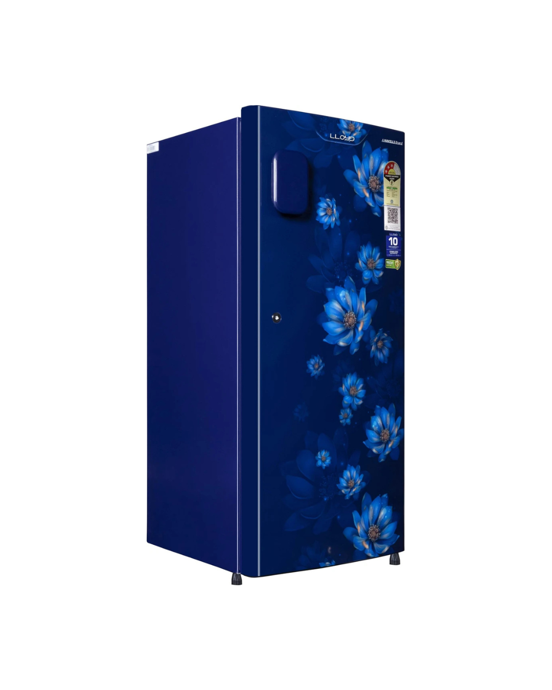 LLOYD 188L Direct Cool Single Door Refrigerator FLORET BLUE - GLDC203ST2JC