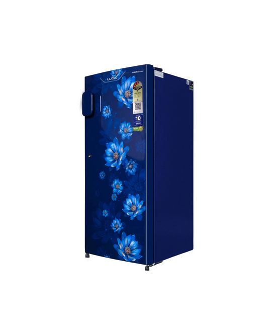 LLOYD 188L Direct Cool Single Door Refrigerator FLORET BLUE - GLDC203ST2JC