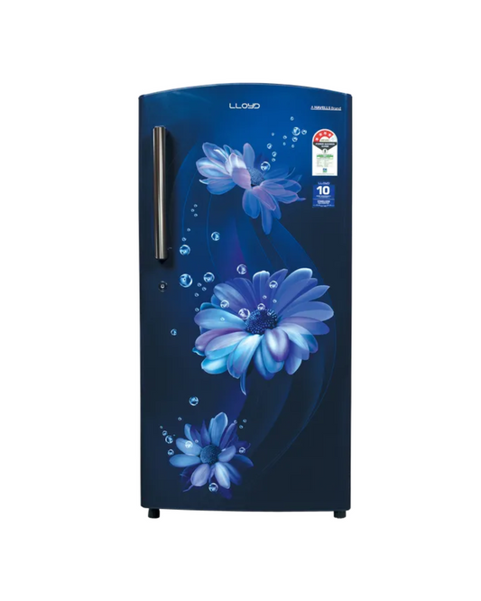 LLOYD 216L 4 Star Direct Cool Single Door Refrigerator Daisy Blue - GLDF244ST2LC