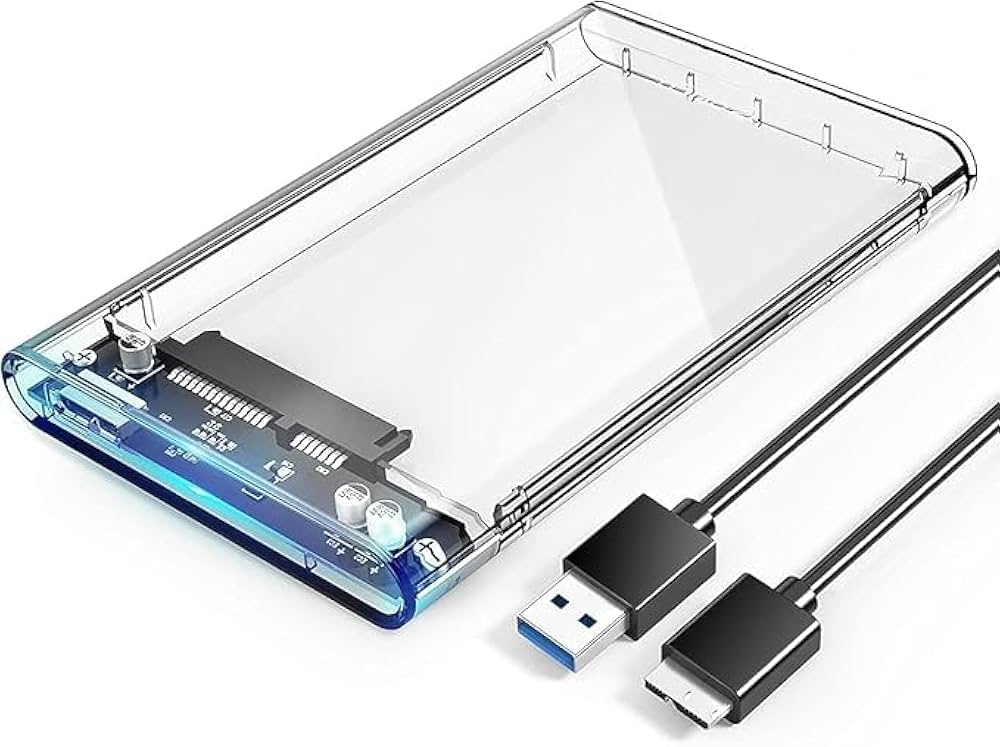 HP USB C 3.1 6Gbps 2.5 inch Hard Drive Enclosure for 4TB HDD SSD UASP Support
